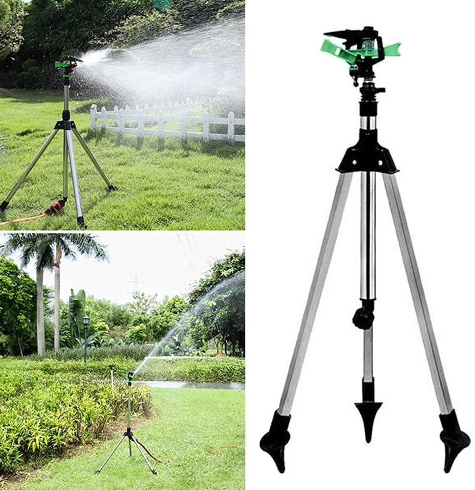 YFQHDD Adjustable Garden Plant Watering Telescopic Tripod Sprinkler Irrigation Kit Garden Sprinkler (Color : Yellow)