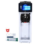 Commercial Ice Cream Machine, 1000W Single Flavor Soft Serve Ice Cream Maker, 10.6 QT/H Yield, 4L Hopper & 1.6L Cylinder, Touch Screen, Auto Clean & Pre-Cooling, Countertop Restaurant Snack Bar