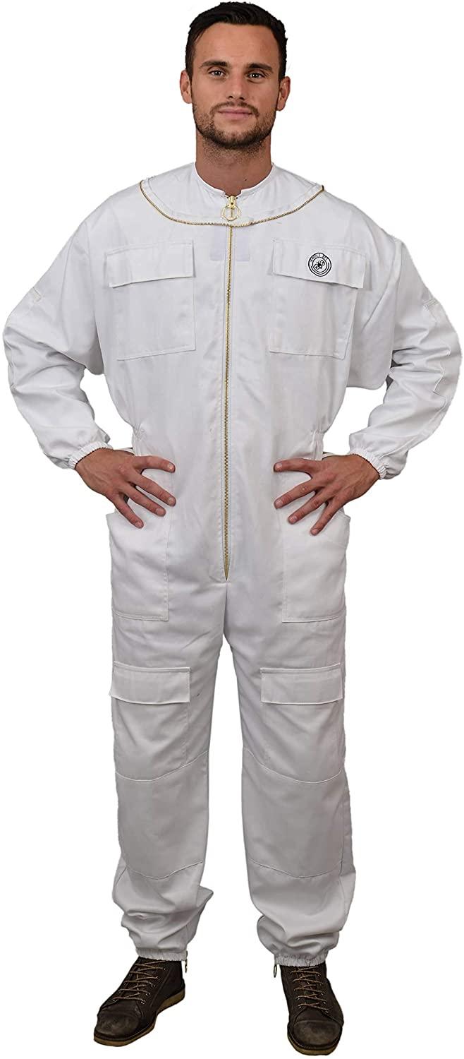 humble bee 412 polycotton beekeeping suit with square veil