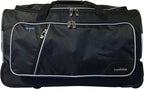 23 Inch Garment Rack Duffel with Wheels, Black/Gray