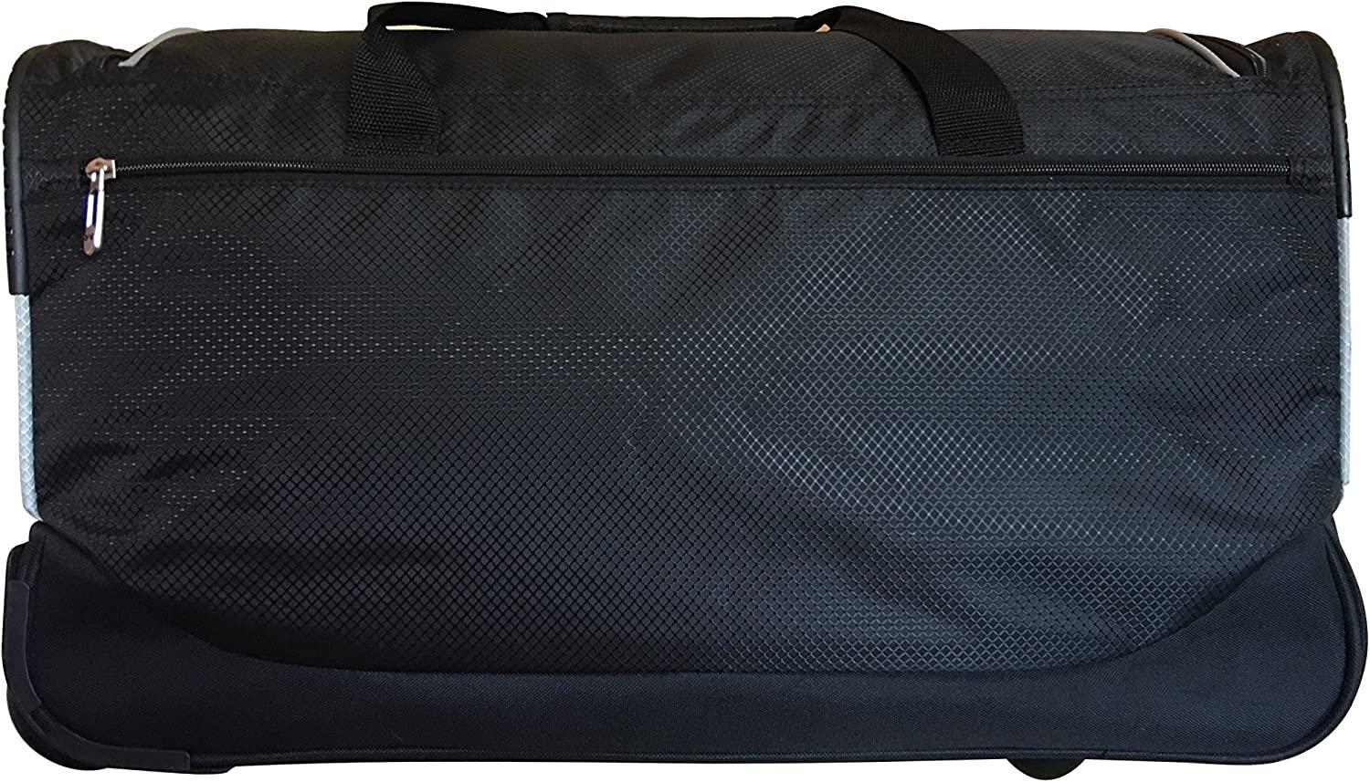 23 Inch Garment Rack Duffel with Wheels, Black/Gray