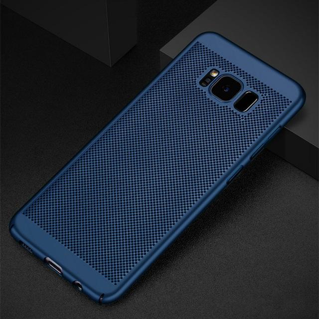 Phone Accessories - Hard PC Matte Full Cover Heat Dissipation Case For Samsung Galaxy S8 S9 S10 Plus NOTE 8 9 S6 S7 Edge