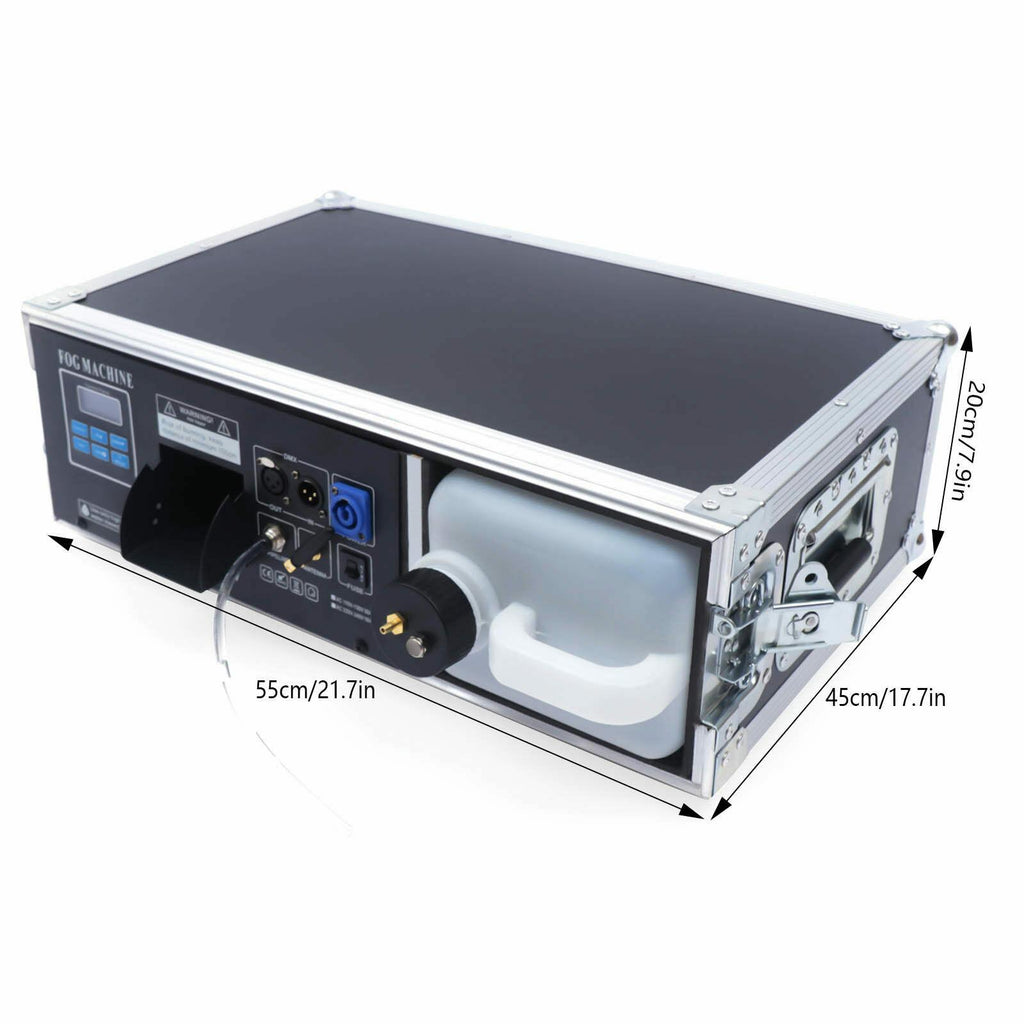 Ethedeal 1500W Stage Fog Machine RGB LED Fog Machine with Remote Control for Wedding, Halloween, DJ Party and Stage Effect