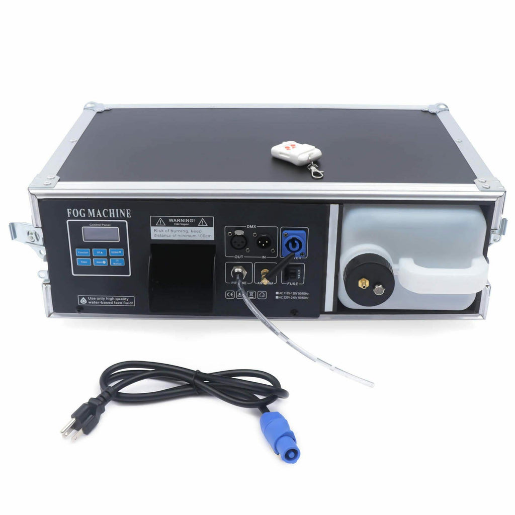 Ethedeal 1500W Stage Fog Machine RGB LED Fog Machine with Remote Control for Wedding, Halloween, DJ Party and Stage Effect
