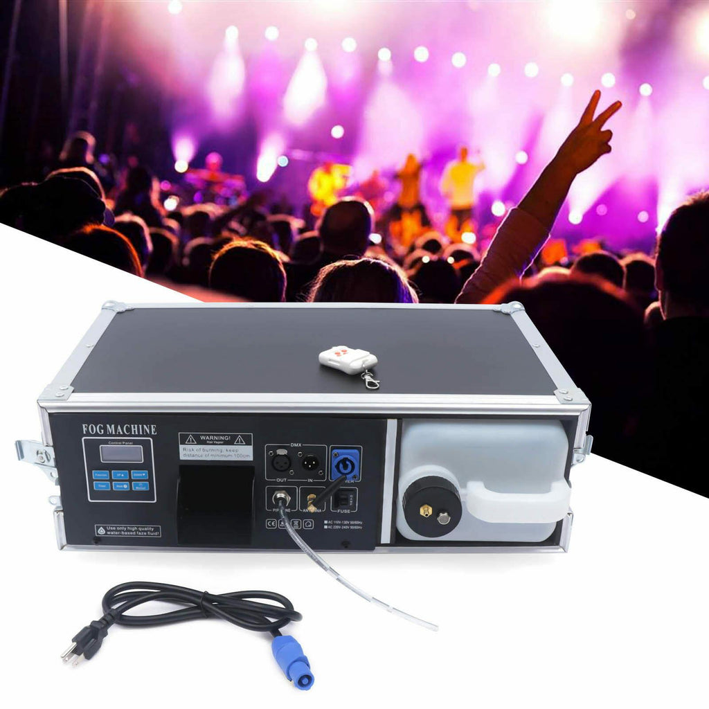 Ethedeal 1500W Stage Fog Machine RGB LED Fog Machine with Remote Control for Wedding, Halloween, DJ Party and Stage Effect