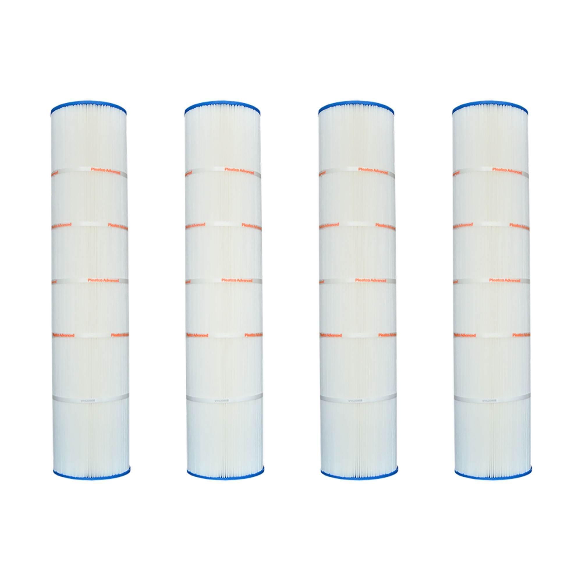pleatco pcc130 pool spa replacement filter cartridge clean &amp; clear plus (4 pack)