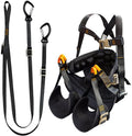 Fusion Climb Pro Backyard Zip Line Kit Harness Lanyard Bundle FK-A-HL-14