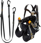 Fusion Climb Pro Backyard Zip Line Kit Harness Lanyard Bundle FK-A-HL-14
