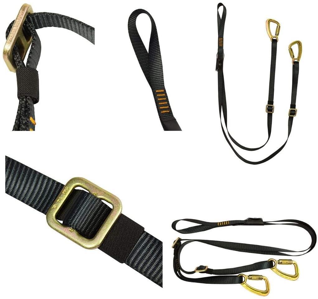 Fusion Climb Pro Backyard Zip Line Kit Harness Lanyard Bundle FK-A-HL-14