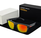 Retro Imitation Wood Polarized Sunglasses