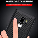 Phone Case - Luxury Ultra Slim Grid Heat Dissipate Shockproof Case For Samsung S8 S9 Plus Note 8 9 s10 plus