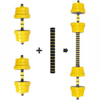 Adjustable Dumbbell Barbell Weight Pair Weight Multifunction Home (66Lb閿