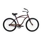 APOLLO Beach Commander, 26 In., Single Speed Cruiser Bike, Deep Red