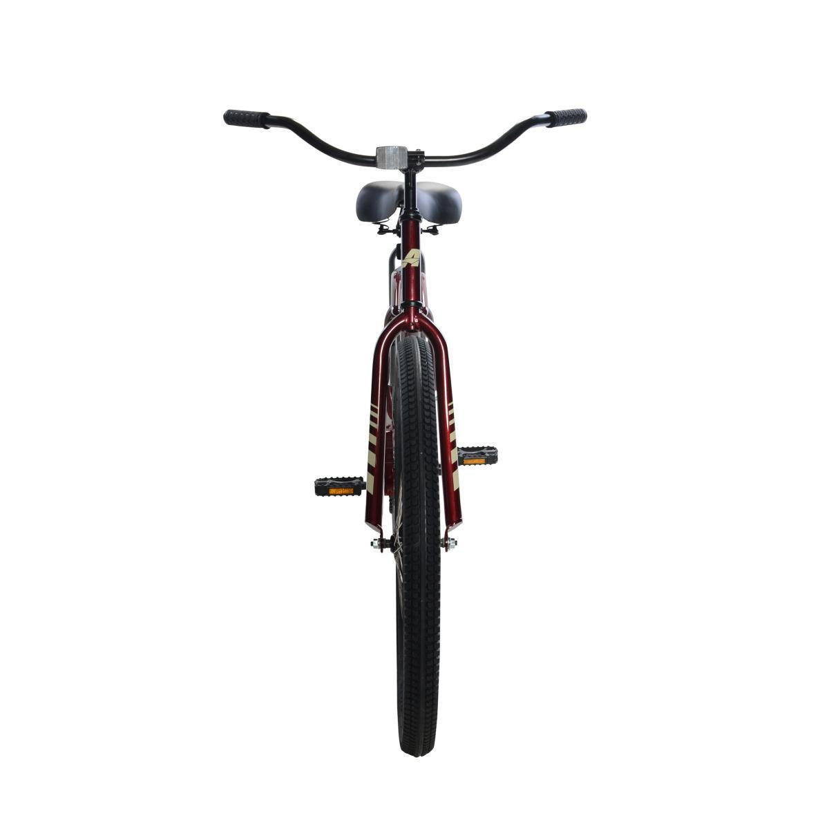 APOLLO Beach Commander, 26 In., Single Speed Cruiser Bike, Deep Red