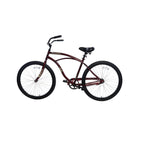APOLLO Beach Commander, 26 In., Single Speed Cruiser Bike, Deep Red