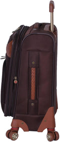20 Inch 8 Wheel Spinner Carry-On, Chocolate Brown, One Size