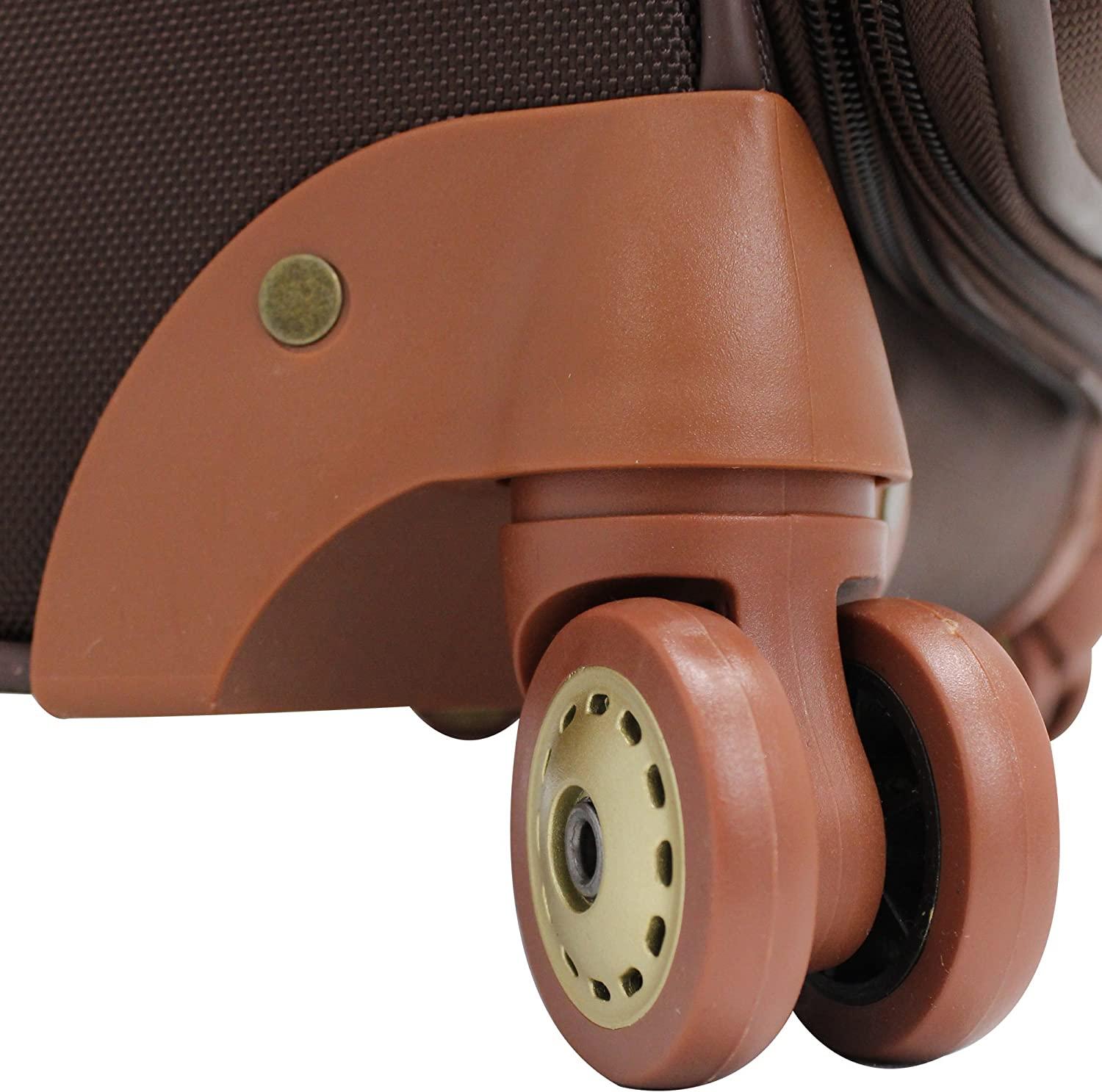 24 Inch 8 Wheel Spinner, Chocolate Brown, One Size