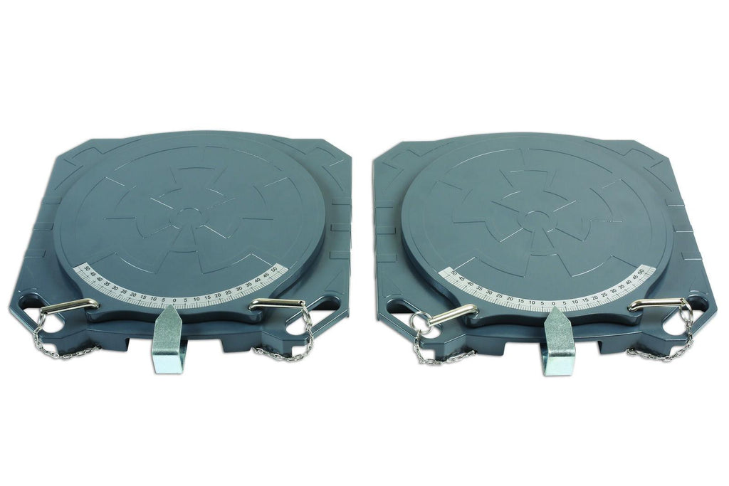 Gunson 77158 Steering Turntables - Aluminium  4000kg (Pair)
