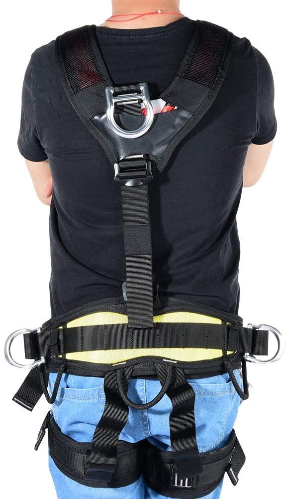 Body Harness Kits Fall Arrest Harness Polyester for Outdoor Rock Climbing
