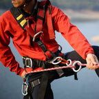 Body Harness Kits Fall Arrest Harness Polyester for Outdoor Rock Climbing