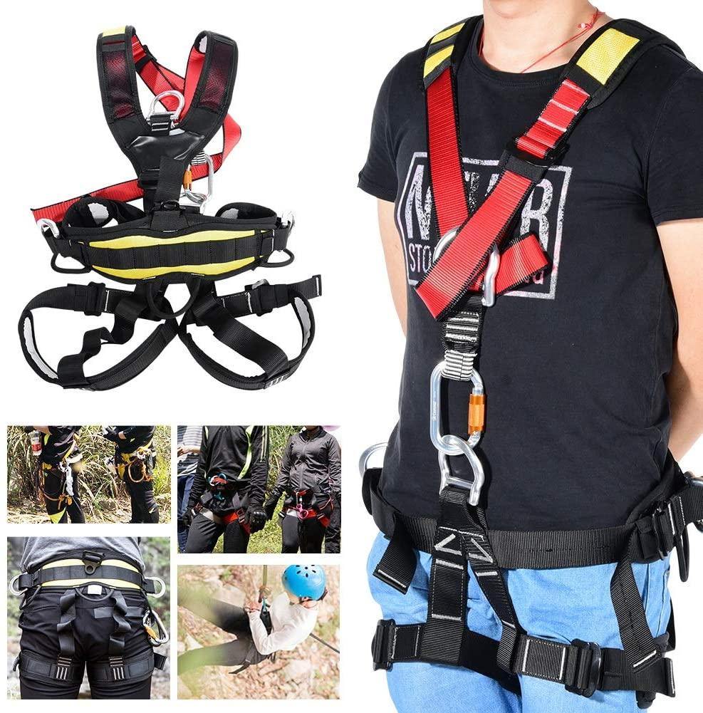 Body Harness Kits Fall Arrest Harness Polyester for Outdoor Rock Climbing