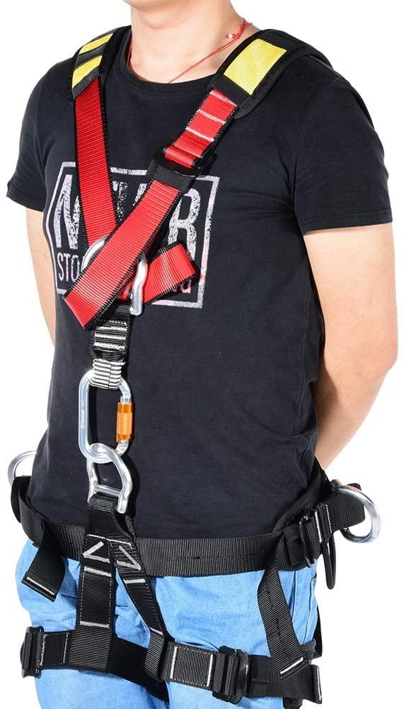 Body Harness Kits Fall Arrest Harness Polyester for Outdoor Rock Climbing