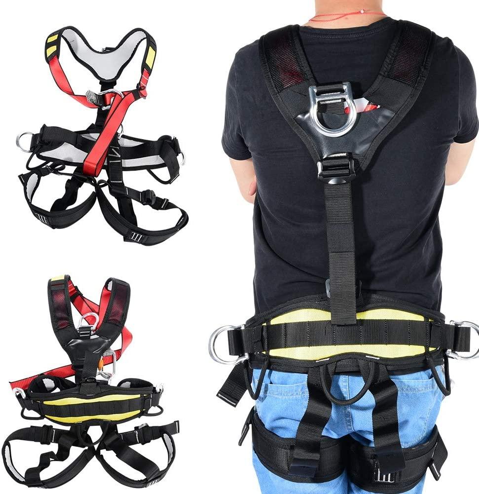 Body Harness Kits Fall Arrest Harness Polyester for Outdoor Rock Climbing