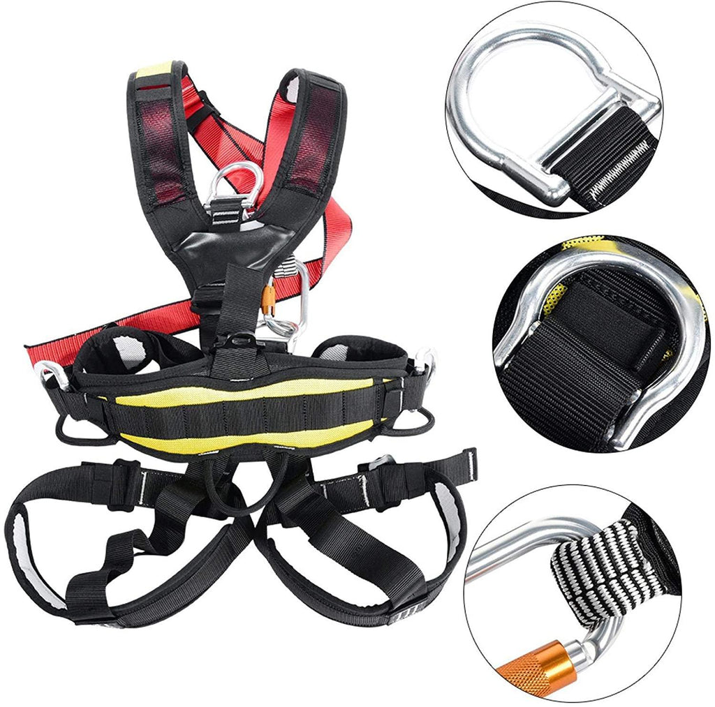 Body Harness Kits Fall Arrest Harness Polyester for Outdoor Rock Climbing
