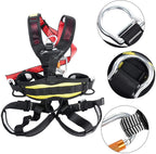 Body Harness Kits Fall Arrest Harness Polyester for Outdoor Rock Climbing