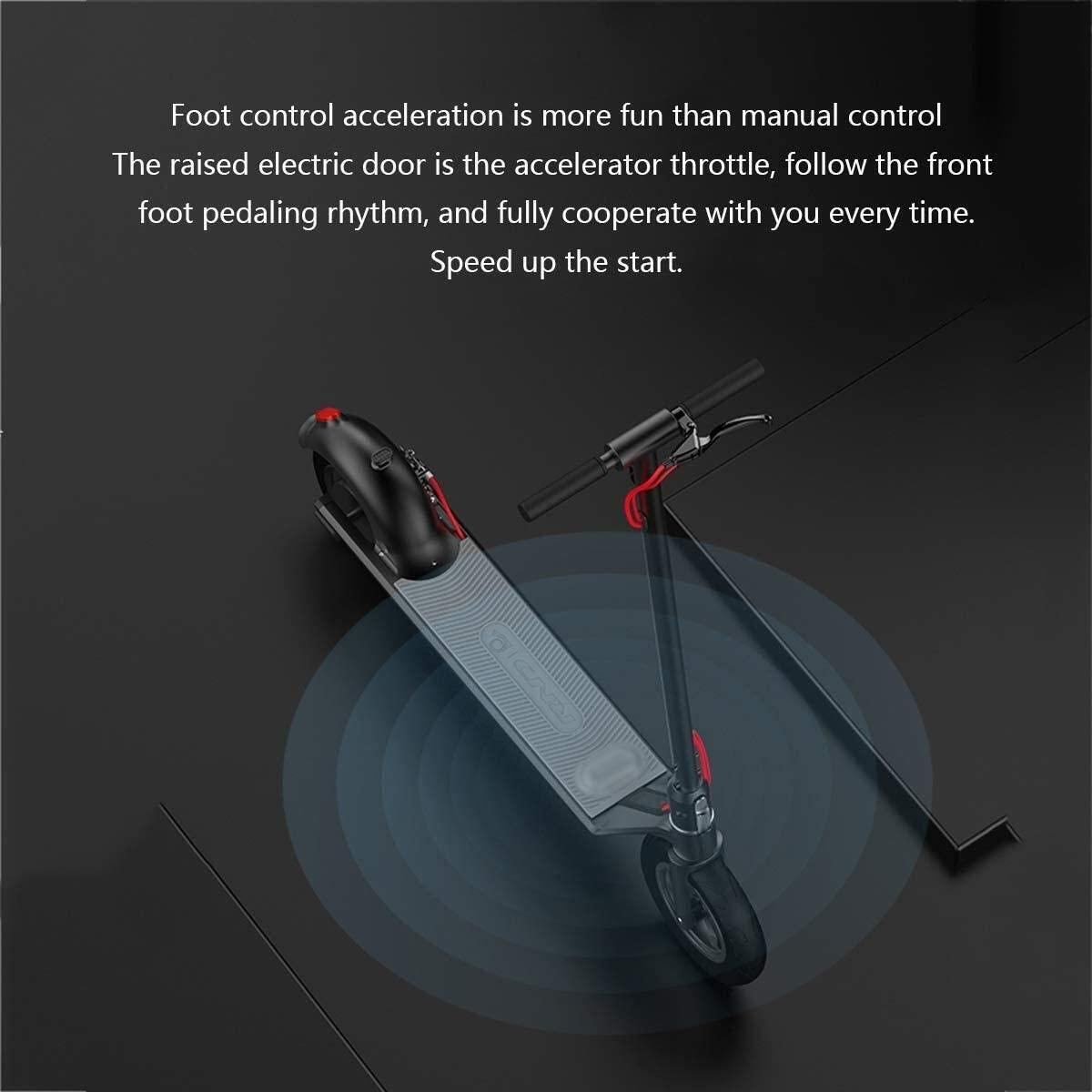 CUISIDIAO Folding Electric Bicycles, 350W 36V Waterproof Electric Bicycle, A Ranof 30 Miles, Safe and Comfortable Driving Experience (Color : 12km, Size : 8inches)