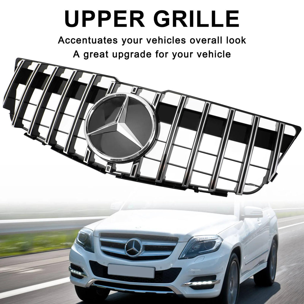 08-12 Benz GLK X204 GT Style Front Bumper Upper Grill Grill Replacement Generic
