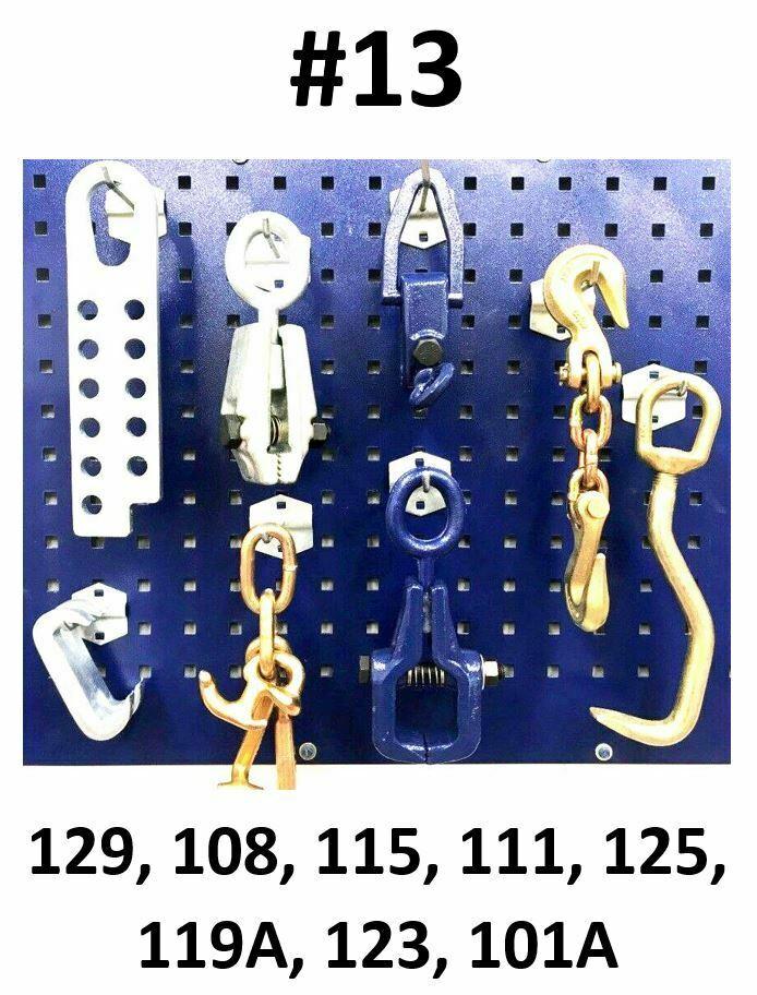 SET#13 -  8 PIECE AUTO BODY FRAME MACHINE TOOLS AND CLAMP CHAIN SPECIAL PRICING