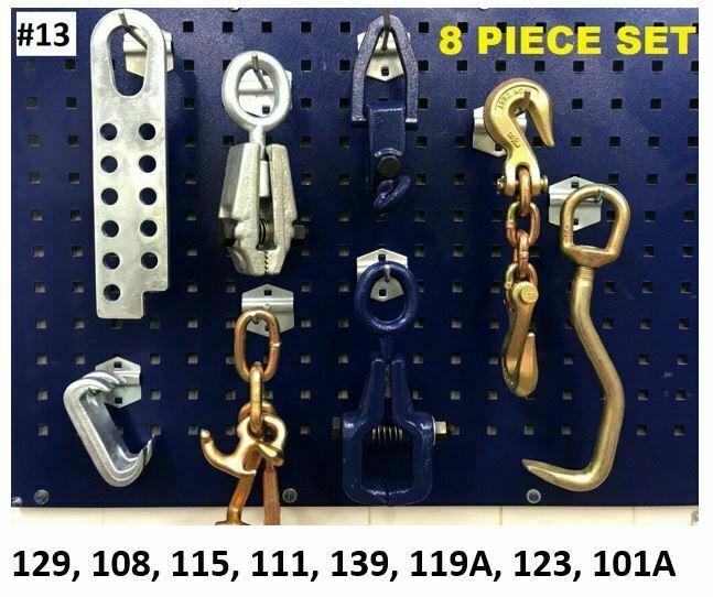 SET#13 -  8 PIECE AUTO BODY FRAME MACHINE TOOLS AND CLAMP CHAIN SPECIAL PRICING