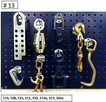 SET#13 -  8 PIECE AUTO BODY FRAME MACHINE TOOLS AND CLAMP CHAIN SPECIAL PRICING