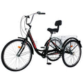 Lilypelle 20/24/26 inch Adult Tricycle for Women Men Seniors 7-Speed Three Wheel Cruiser Bike Trike with LarBasket, Low Step Through Frame,Exercise Shopping Tricycle Adult (Foldable&amp;Non-foldable)