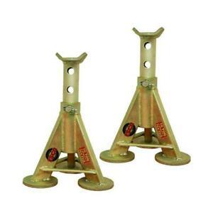 ESCO 5 Ton Performance Axle Top Post Jack Stands Pair 10472