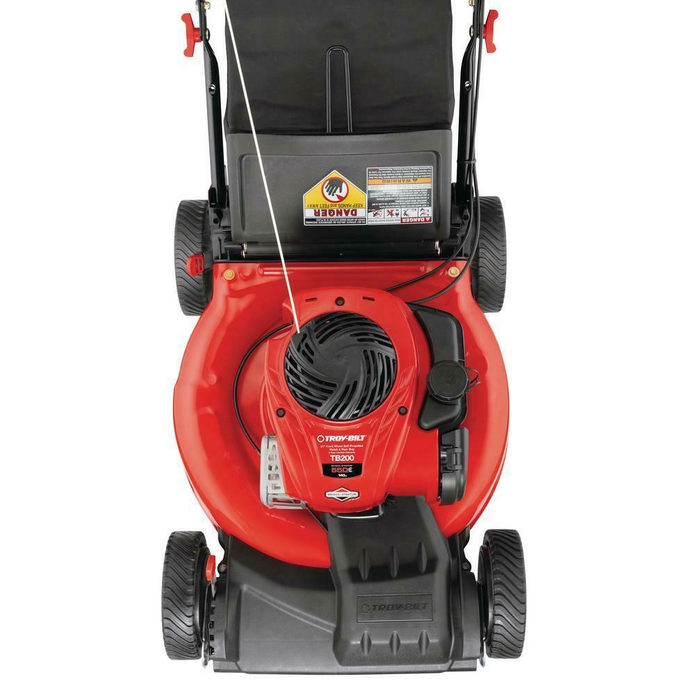 Self Propelled Lawn Mower Engine Gas 21-Inch 140-Cc