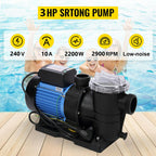 3 hp energy star variable speed in ground swimming pool pump permanent warranty
