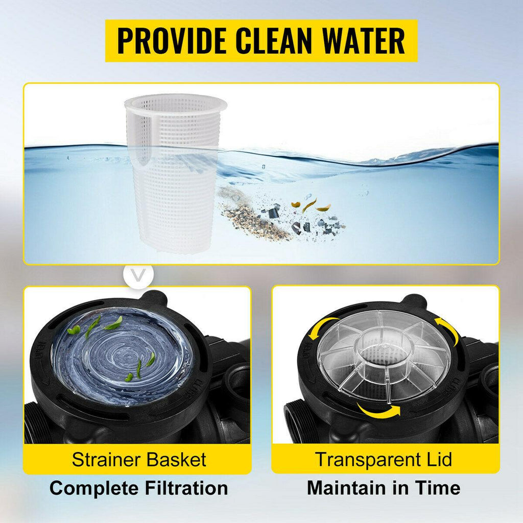 3 hp energy star variable speed in ground swimming pool pump permanent warranty