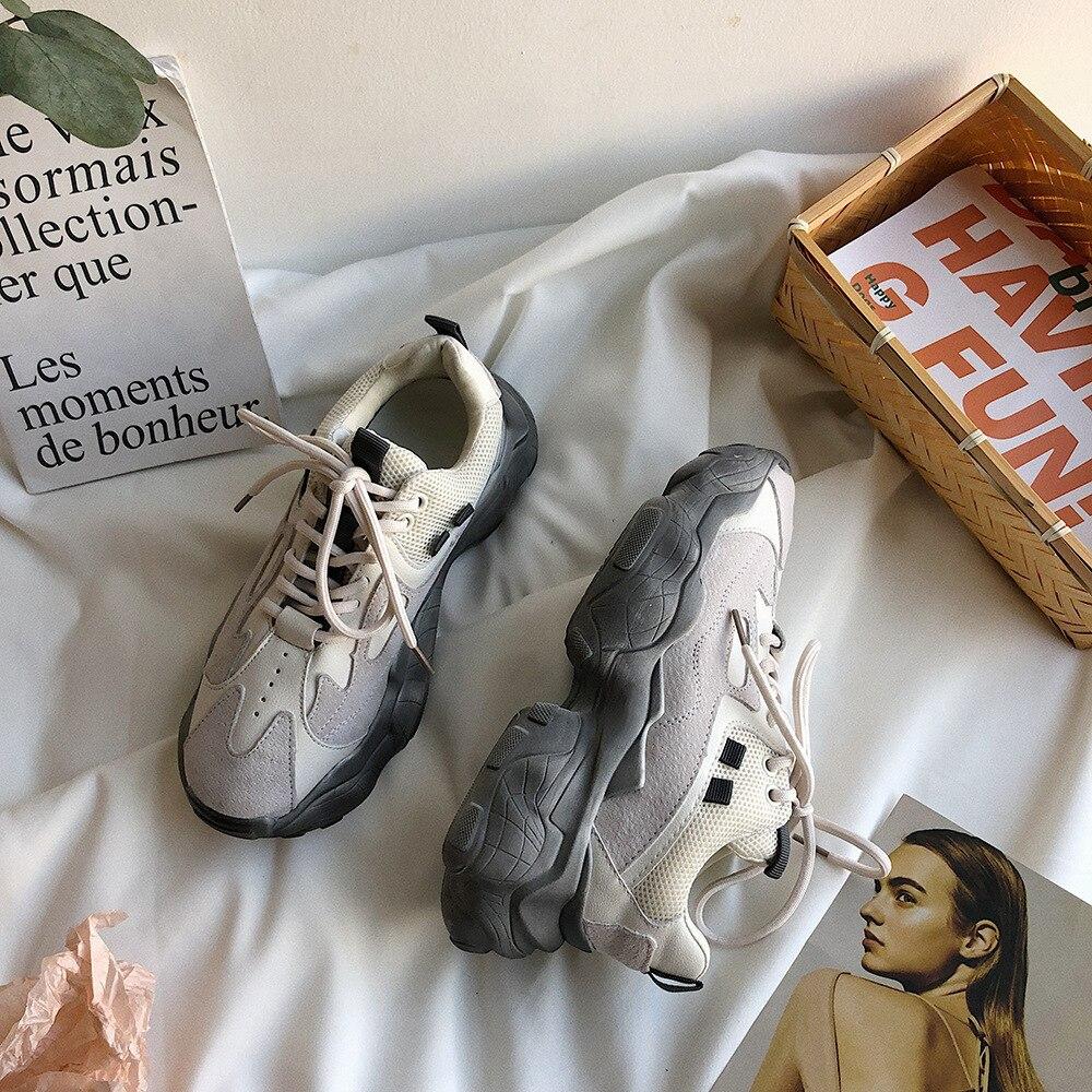 Fashion Luxury Vulcanized Women's Chunky Sneakers