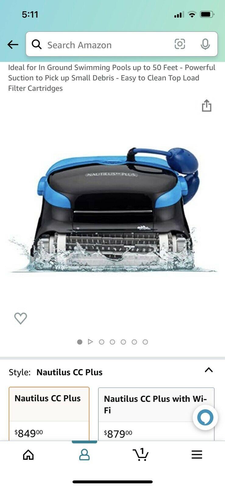 dolphin nautilus cc plus robotic pool vacuum cleaner with upgraded filters