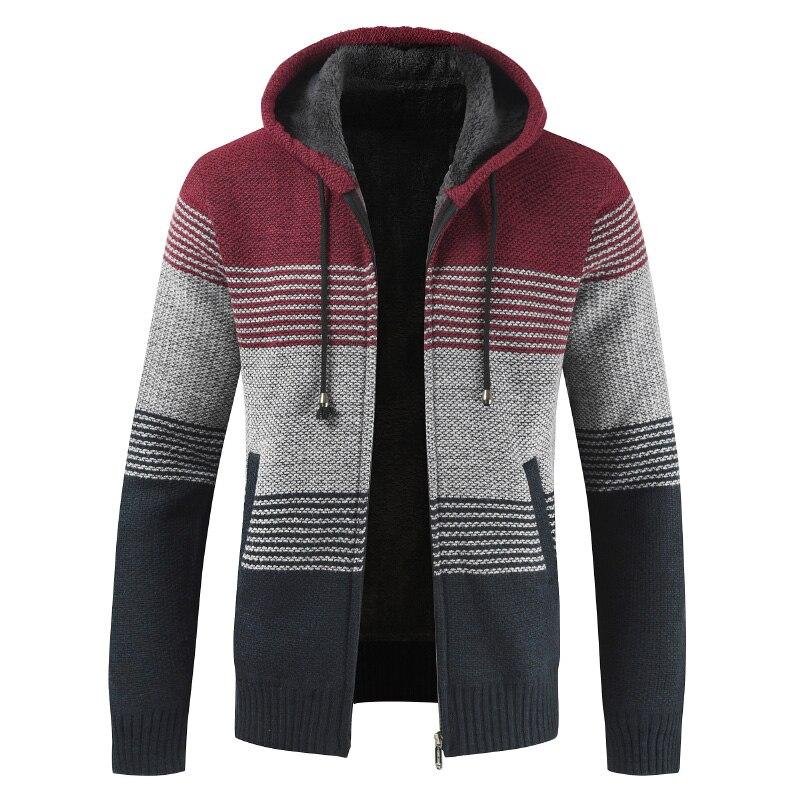 Winter Thick Warm Hooded Cardigan Sweater Coat