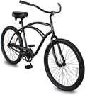 TRACER ACE&amp;BORA Lightweight Beach Cruiser Bike for Adult,26 Inch Wheels,Featuring Steel Step-Over Step Through Steel Frame,Single Speed,Coaster Brake,Hybrid Bike,Complete Cruiser Bikes,Multiple Colors