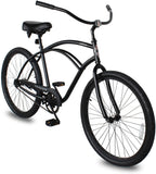 TRACER ACE&amp;BORA Lightweight Beach Cruiser Bike for Adult,26 Inch Wheels,Featuring Steel Step-Over Step Through Steel Frame,Single Speed,Coaster Brake,Hybrid Bike,Complete Cruiser Bikes,Multiple Colors