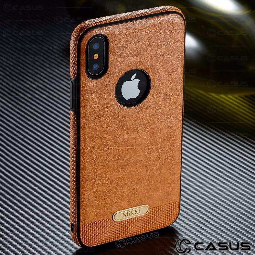 Phone Case - Pu Leather Ultra Thin Back Case Cover for iPhone X XS Max XR