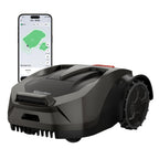 R55 Robot Lawn Mower Wire Free, Robotic Mower for Up to 0.4 Acre | NetRTK &amp; Stereo Vision, 3 Mowing Modes, AI Obstacle Avoidance, 5.5H Runtime, 25°(46%) Slope, 30-zone app Control