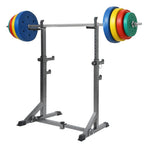Adjustable Barbell Rack Weight Lifting Bench Press Squat Rack