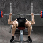 Adjustable Barbell Rack Weight Lifting Bench Press Squat Rack Pull-Up Bar Gym