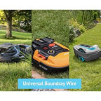 Robotic Mower Boundary Wire Cable- Tinned Copper Heavy Duty Universal for , Husqvarvna, and Other Lawn er s Installation Kit [3.4mm, 24x0.25mm] Green, 153M/500FT
