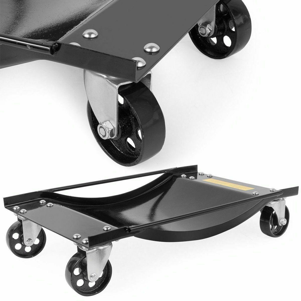 4PC Set of 1/2-ton 1000lbs Each Rolling Vehicle Auto Car Tire Dolly Wheel